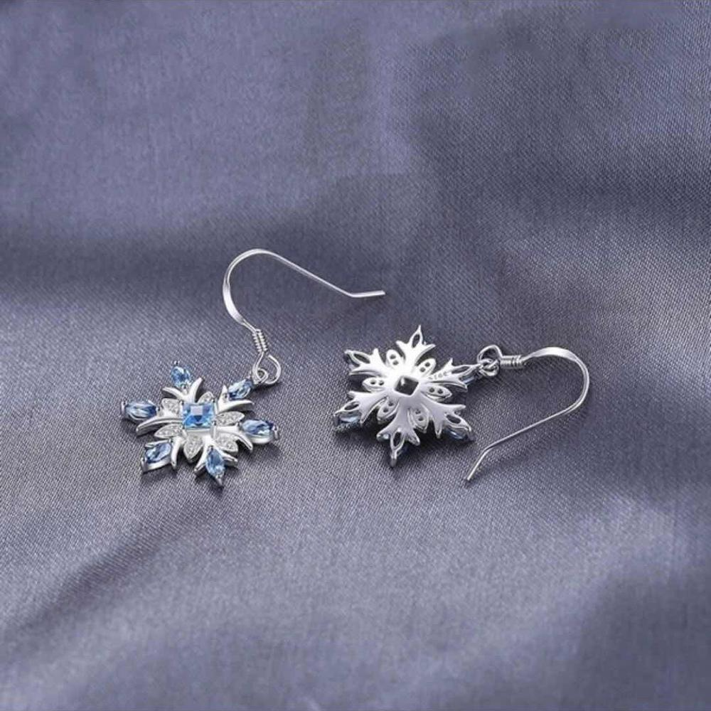 White diamond earrings