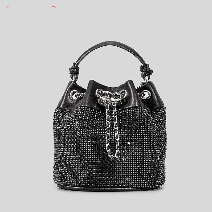 Rhinestone Women's Bling Bucket Bag