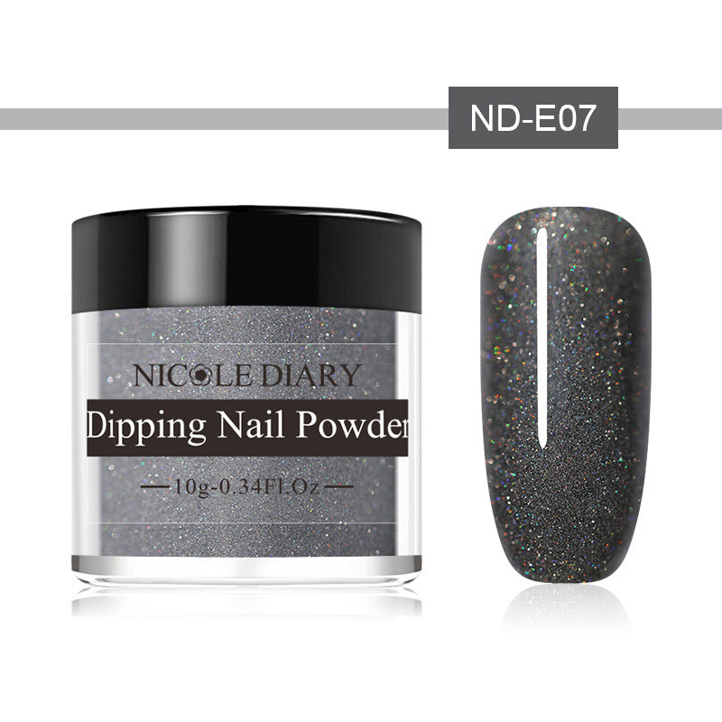 NICOLE DIARY Dipping Powder with Fine Glitter