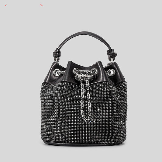 Rhinestone Women's Bling Bucket Bag