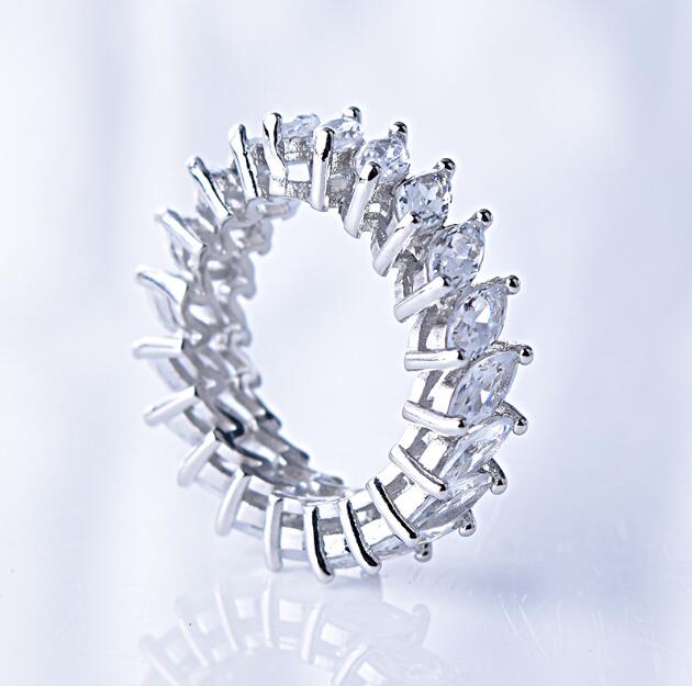 Zircon Full Diamond Circle Ring
