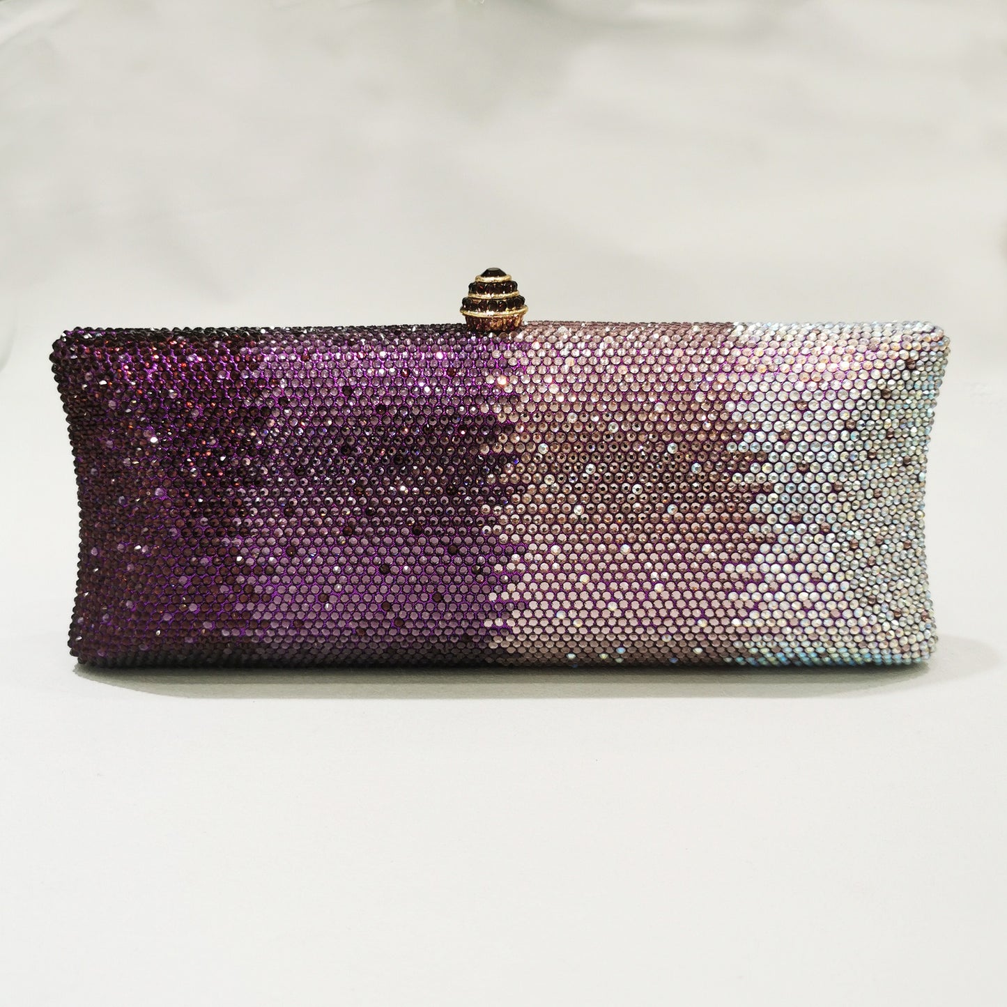 Gradient Rhinestone Evening Clutch Bag