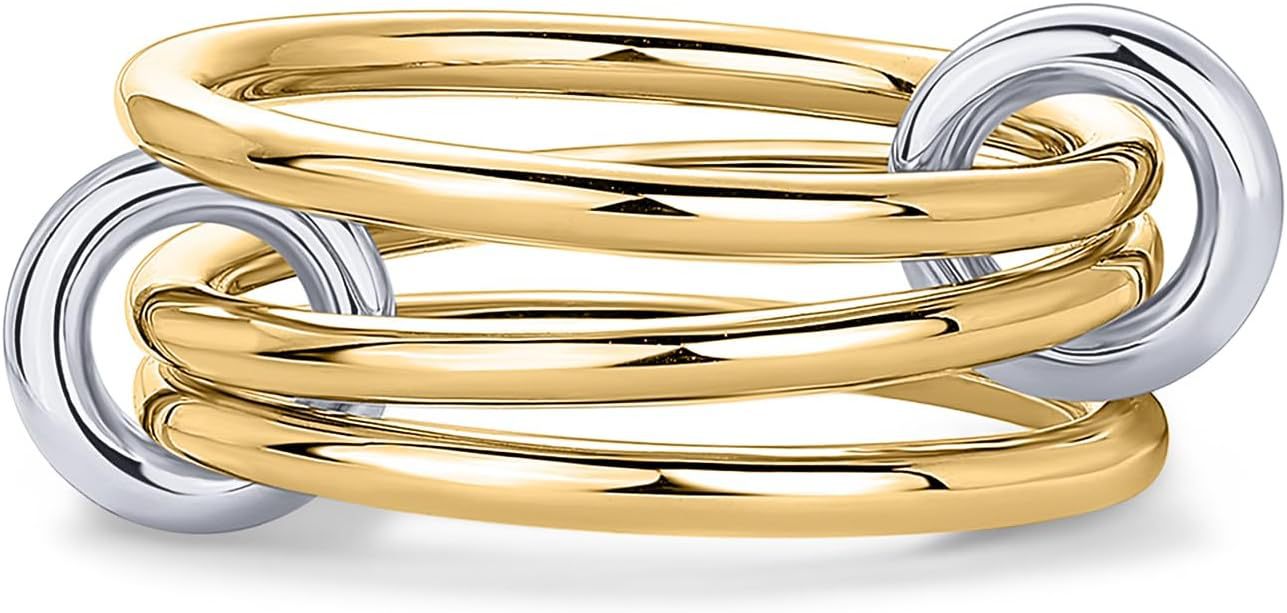 Stainless Steel Diamond Ring