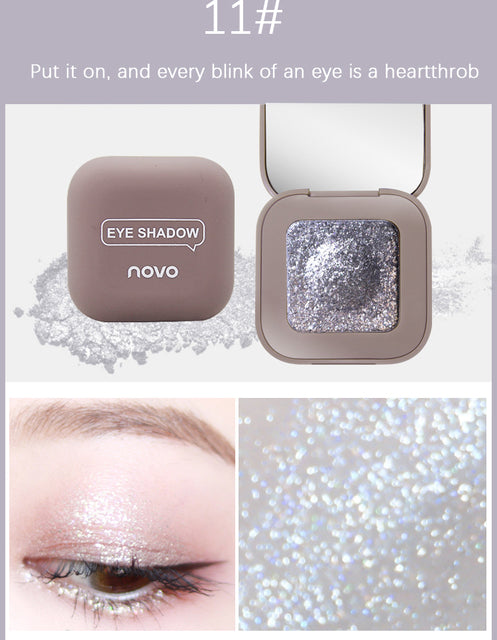 1pc New Fingertip Eyeshadow Palette - Long-lasting Sparkle