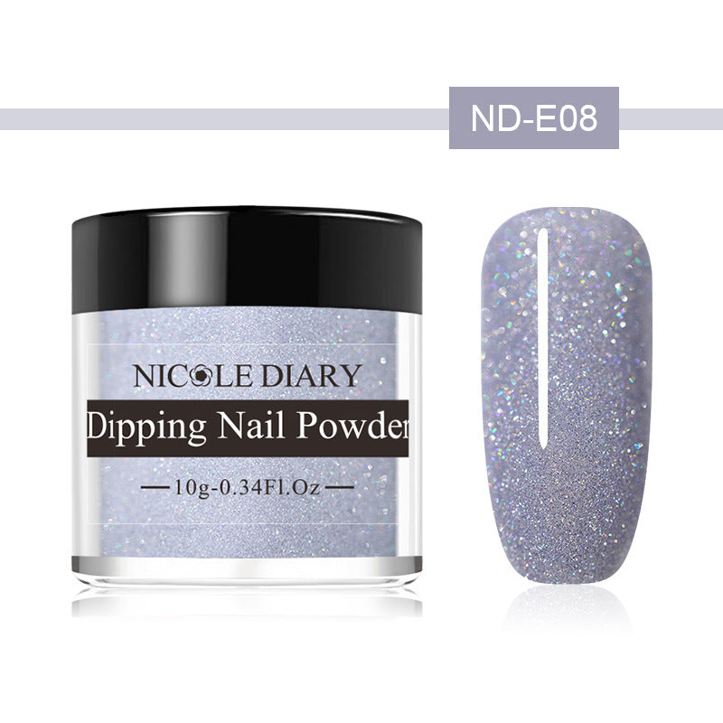 NICOLE DIARY Dipping Powder with Fine Glitter