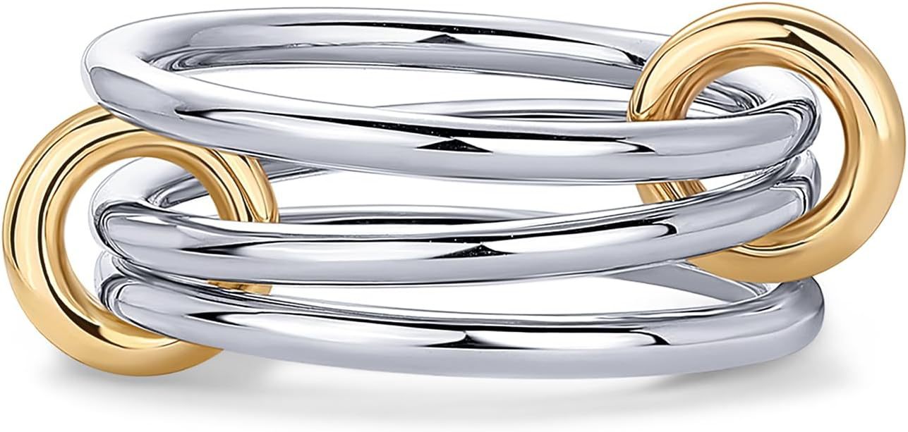 Stainless Steel Diamond Ring