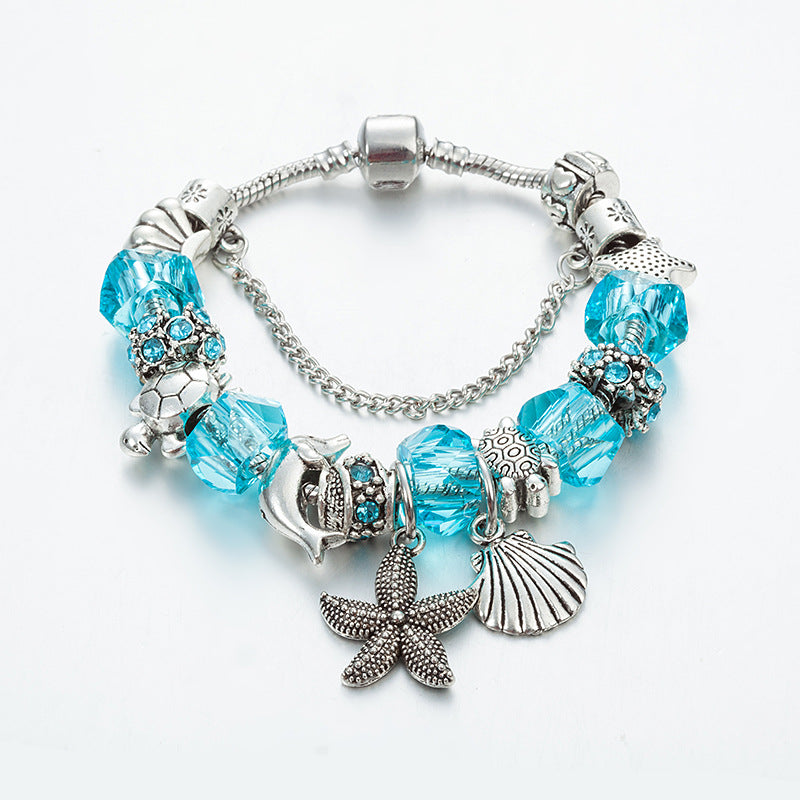 Ocean Series Starfish Dolphin DIY Bead Bracelet