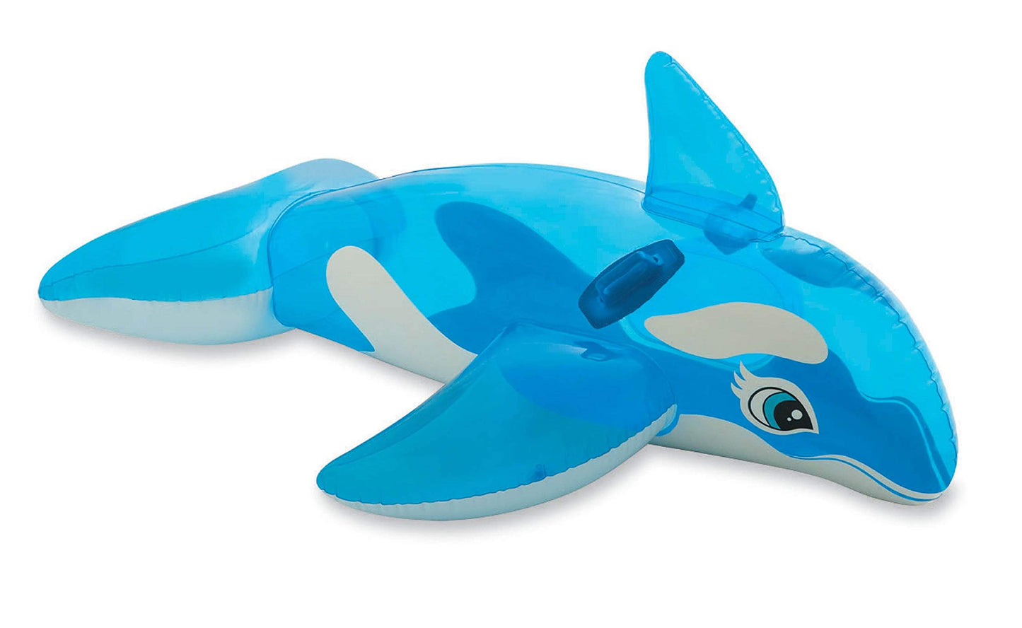 INTEX Lil Whale Inflatable Pool Float: Animal Pool Toy for Kids – 2 Heavy-Duty Handles – 88lb Weight Capacity – 60" x 45" – for Ages 3+