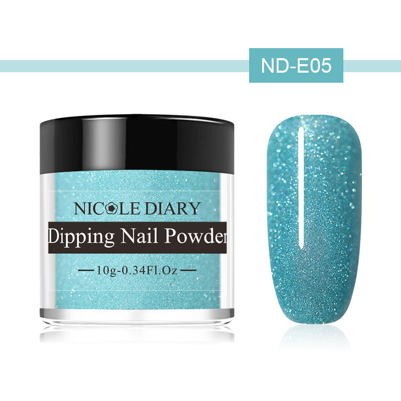 NICOLE DIARY Dipping Powder with Fine Glitter