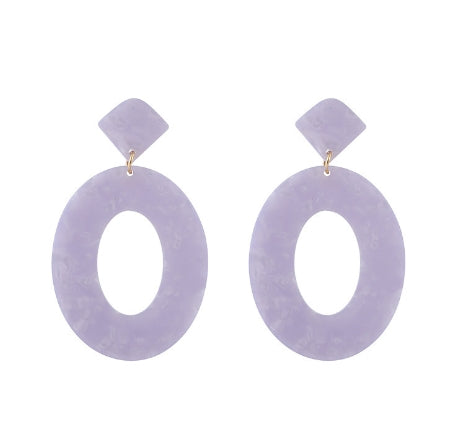 Acrylic Pendant Earrings - Fashion Wholesale Jewelry