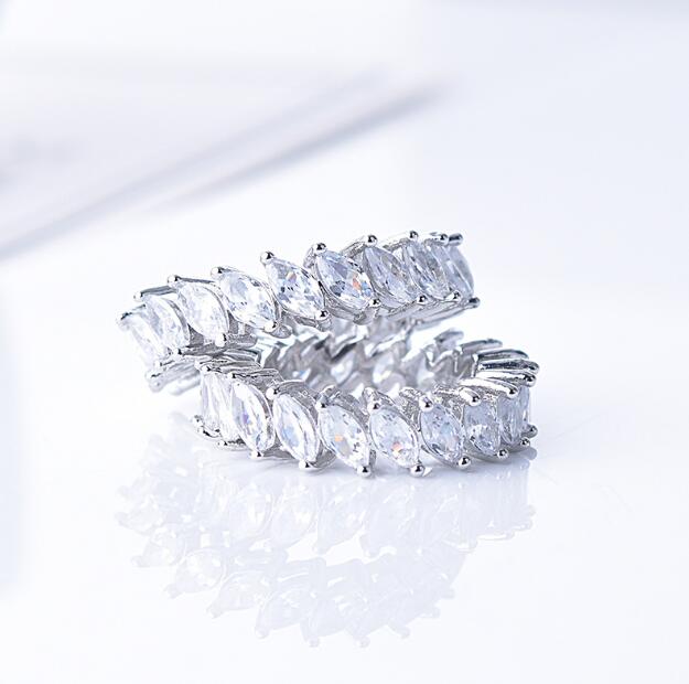 Zircon Full Diamond Circle Ring