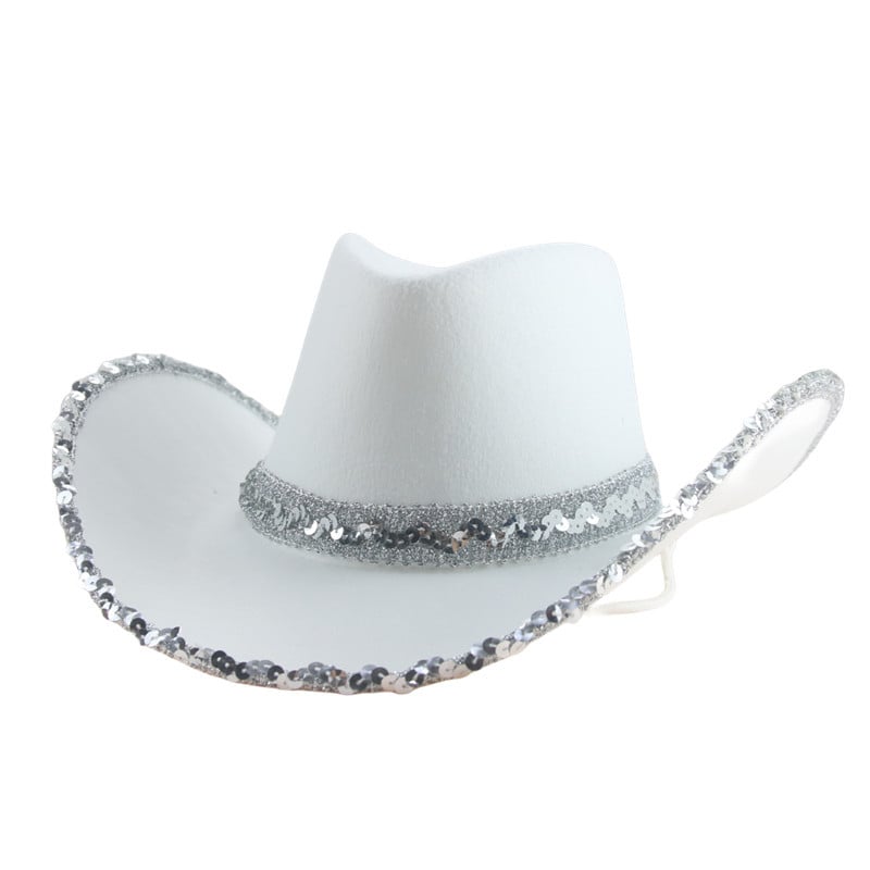 Rhinestone Tassel Denim Hat