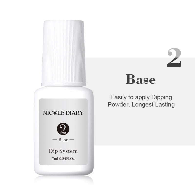 NICOLE DIARY Dipping Powder with Fine Glitter