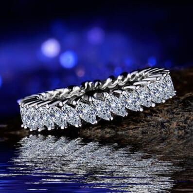 Zircon Full Diamond Circle Ring