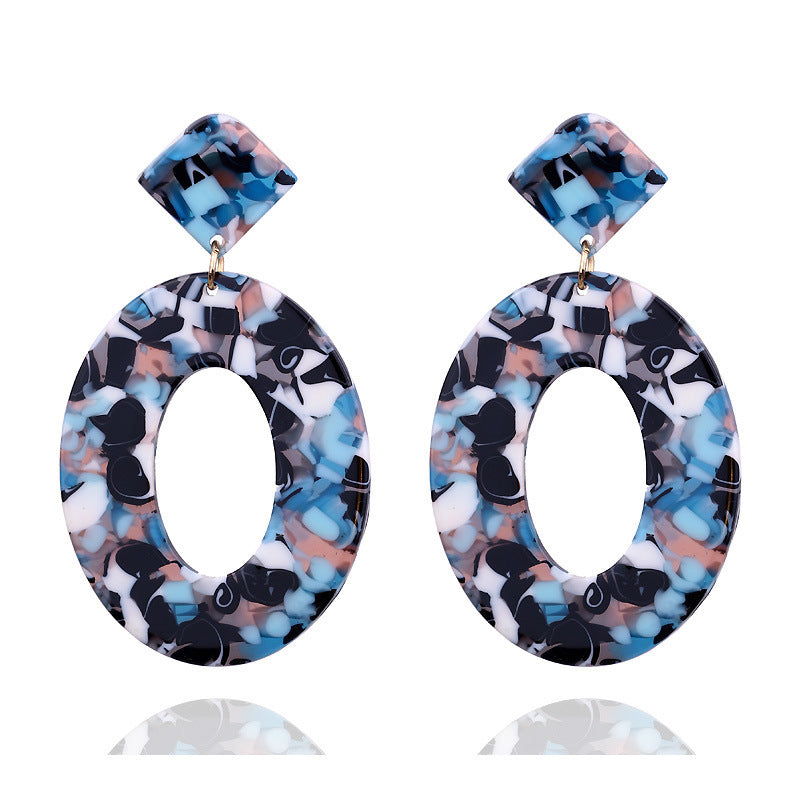 Acrylic Pendant Earrings - Fashion Wholesale Jewelry