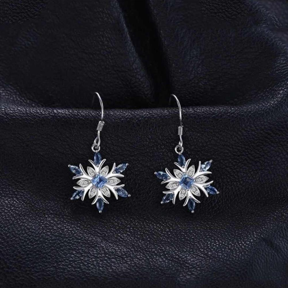 White diamond earrings