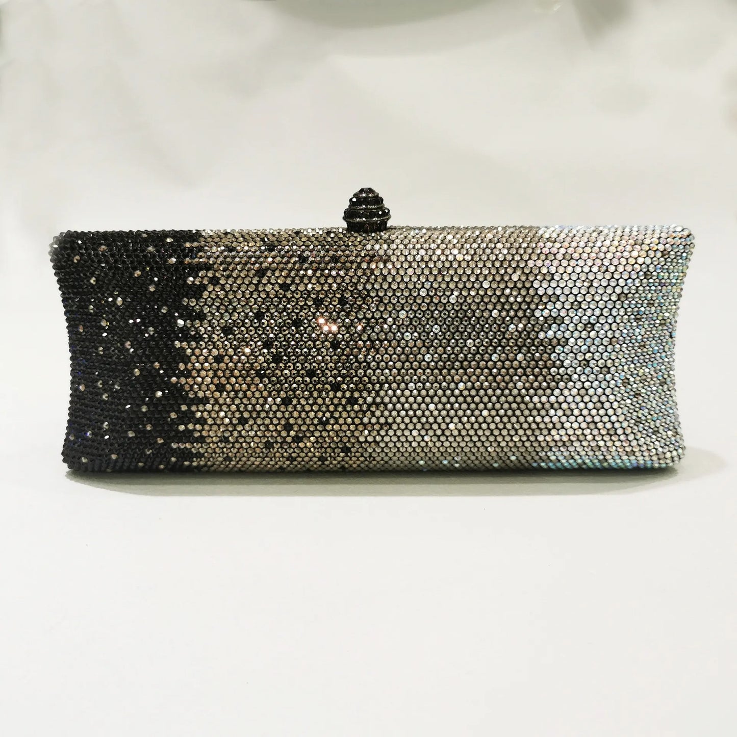 Gradient Rhinestone Evening Clutch Bag