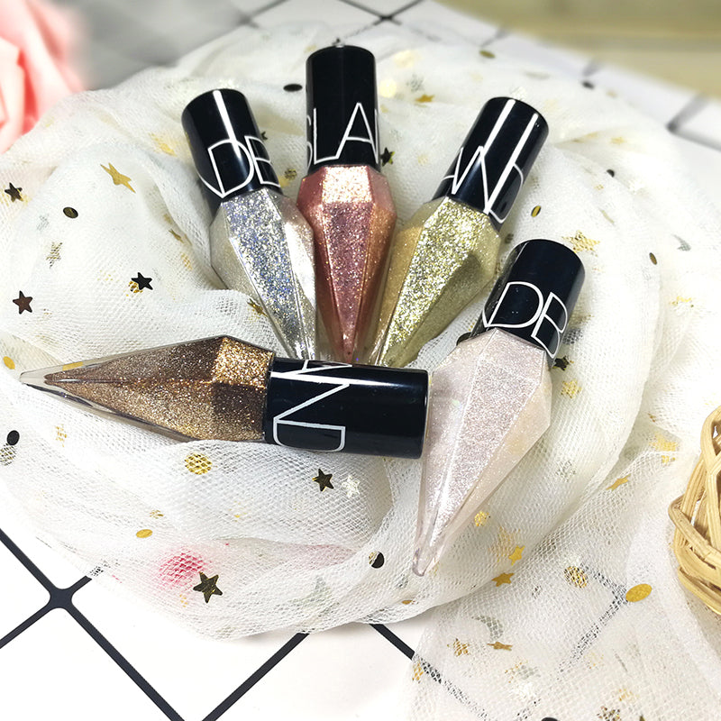 Metallic Shiny Liquid Eyeliner with Glitter Sequins