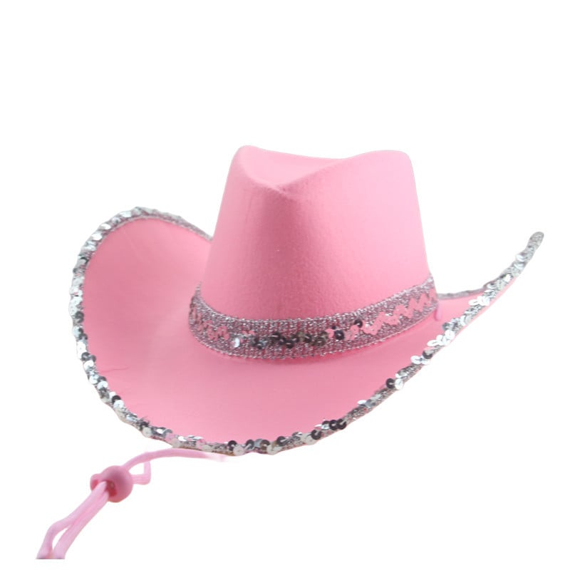 Rhinestone Tassel Denim Hat