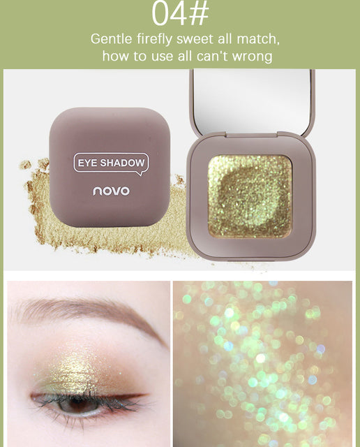1pc New Fingertip Eyeshadow Palette - Long-lasting Sparkle