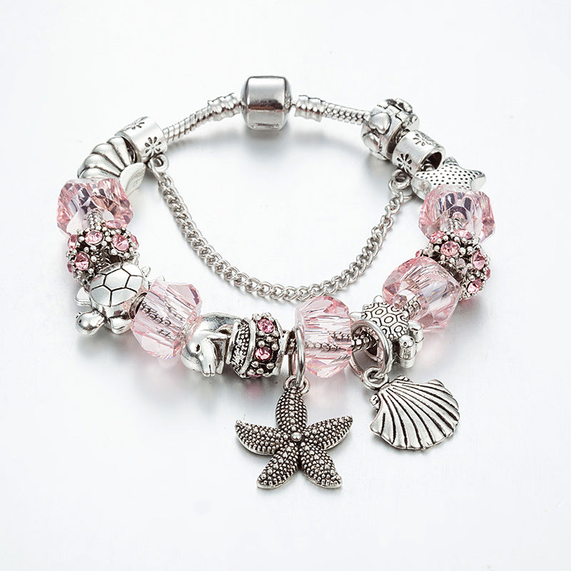 Ocean Series Starfish Dolphin DIY Bead Bracelet