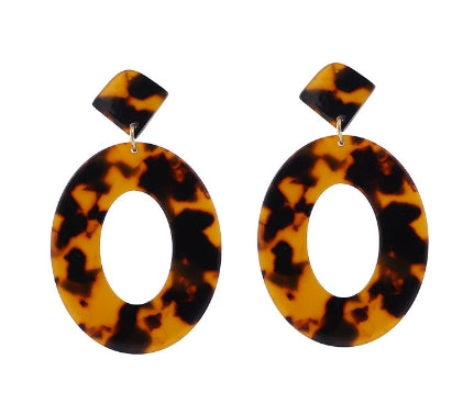 Acrylic Pendant Earrings - Fashion Wholesale Jewelry
