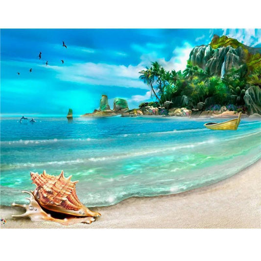 Seaside Diamond Painting - Ocean Themed Art