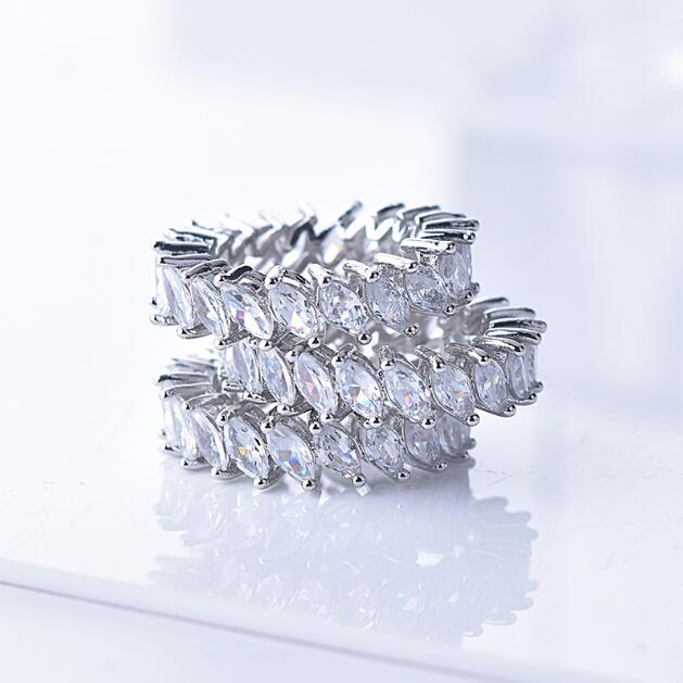Zircon Full Diamond Circle Ring