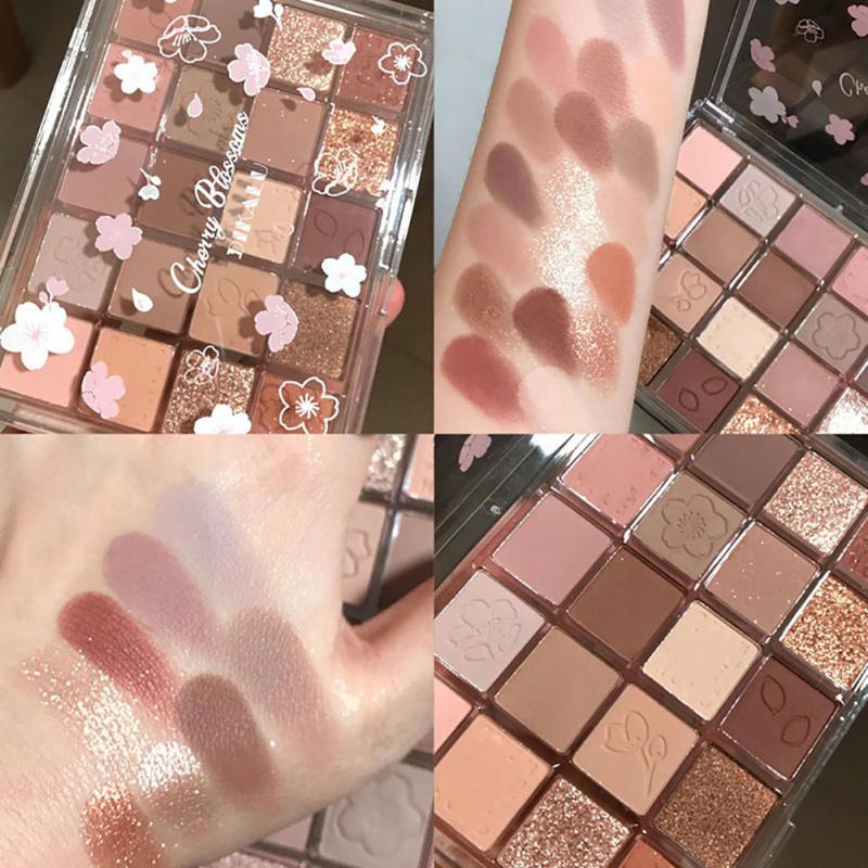 Dikalu Sakura Dance 20-Color Glitter Eyeshadow Palette