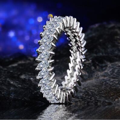 Zircon Full Diamond Circle Ring