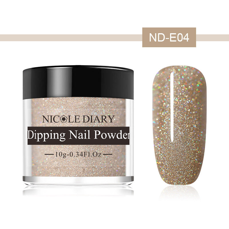 NICOLE DIARY Dipping Powder with Fine Glitter