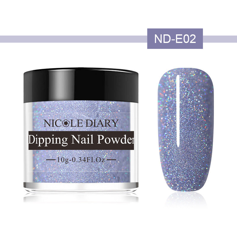 NICOLE DIARY Dipping Powder with Fine Glitter