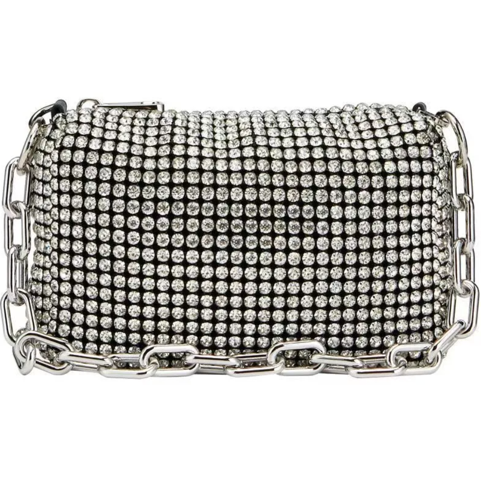 Fashion Diamond Handheld Crossbody Bag