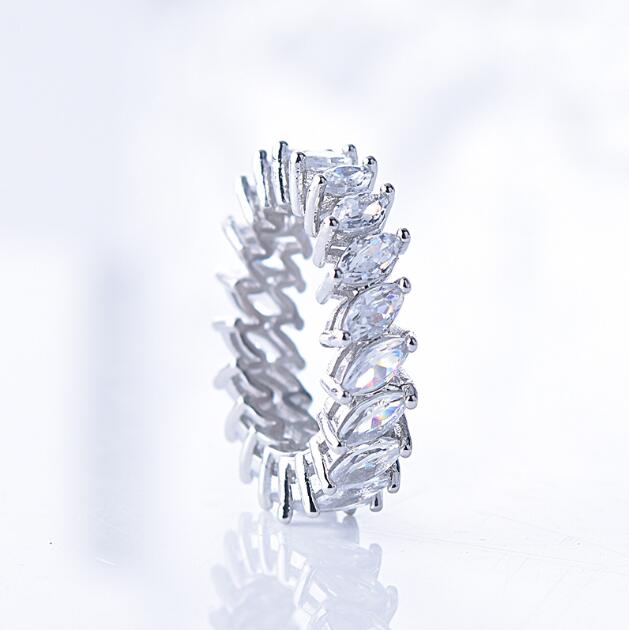 Zircon Full Diamond Circle Ring