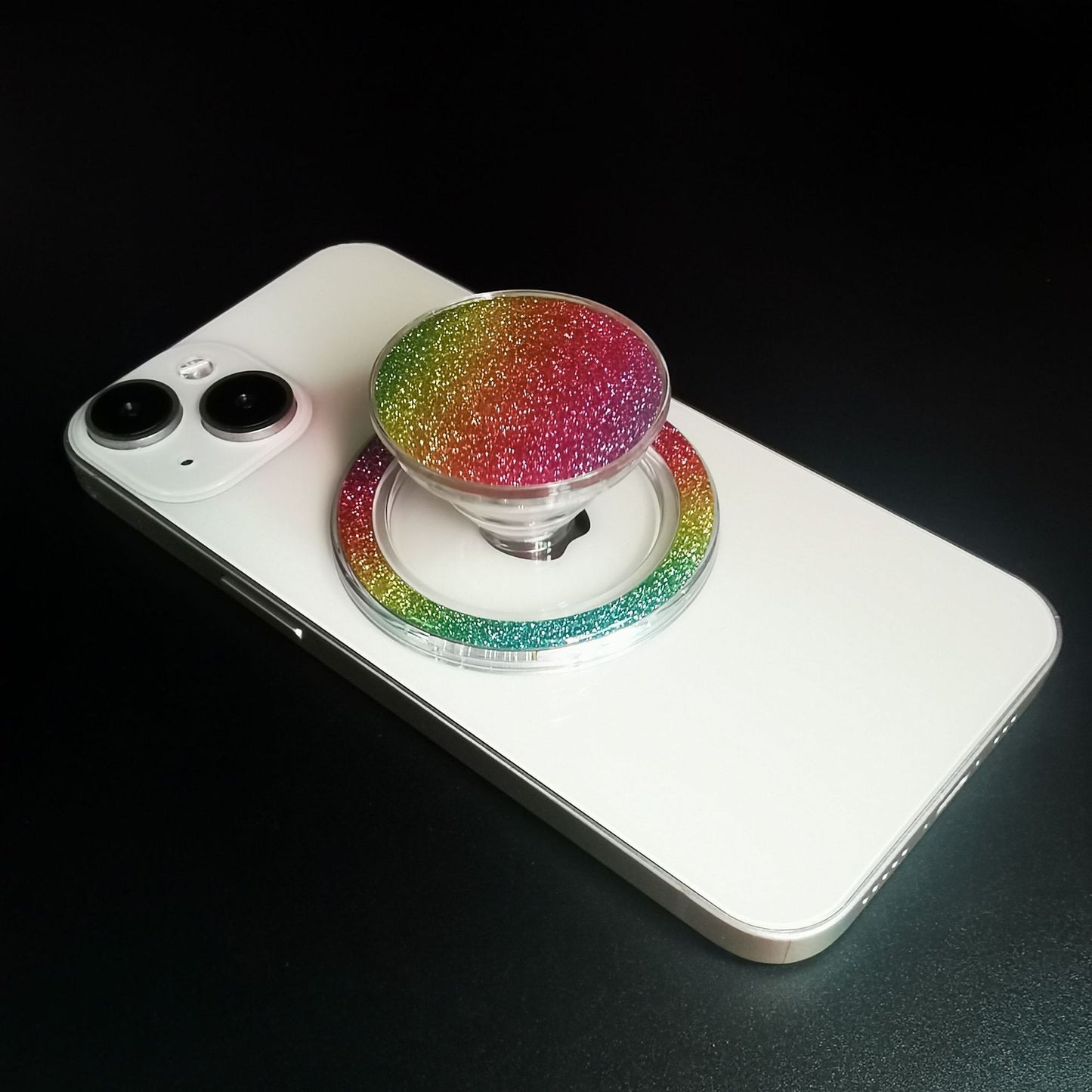 MagSafe Magnetic Transparent Glitter Phone Stand Base
