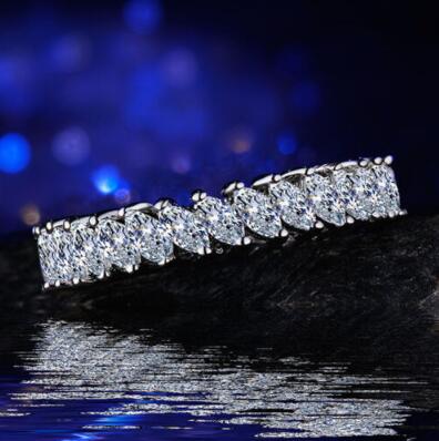 Zircon Full Diamond Circle Ring