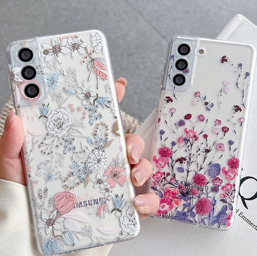 Peach Blossom Glitter Phone Case
